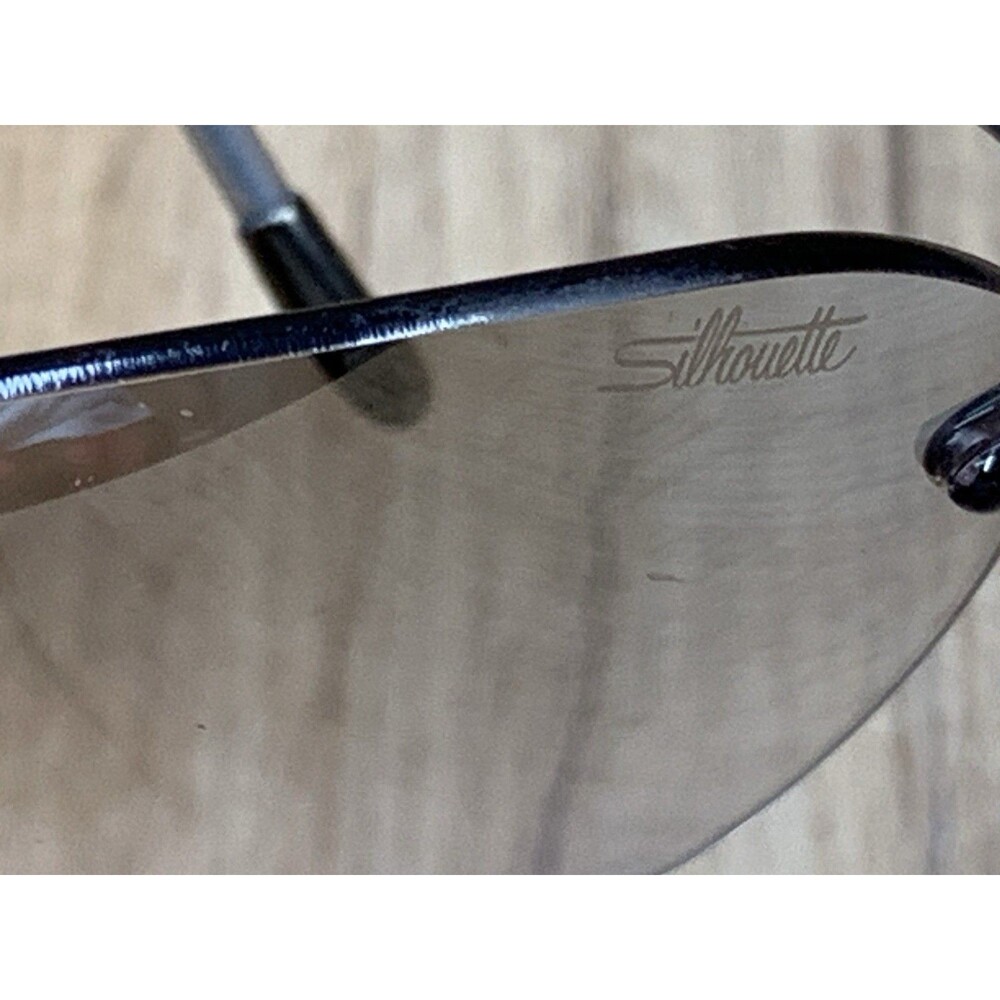 Silhouette SPX M 3172 6101 Rimless Sunglasses Austria Y2K w/ Case - Picture 4 of 13